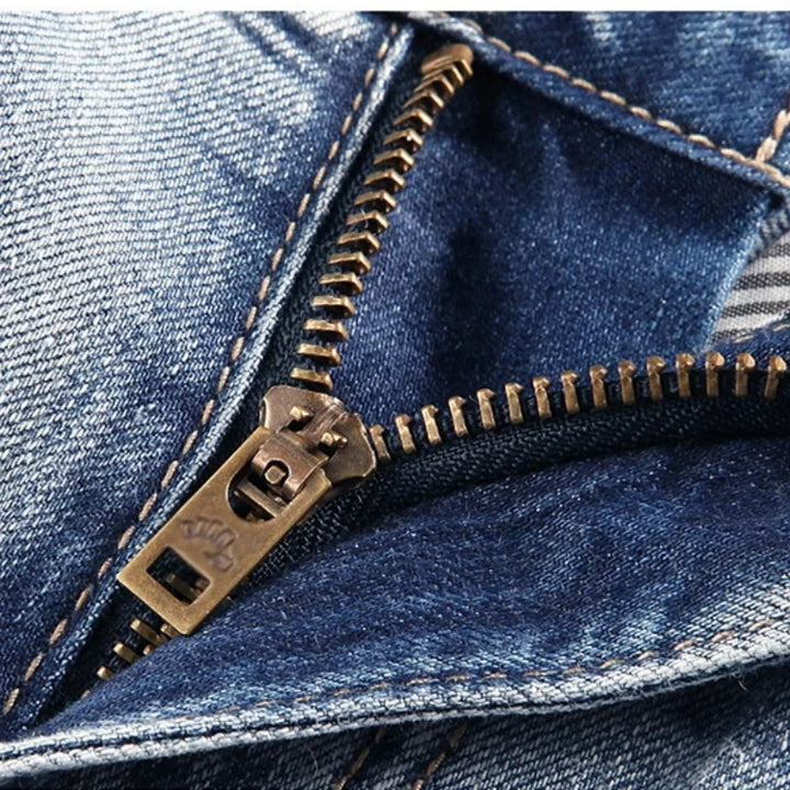Slim Fit Stretch Denim Shorts