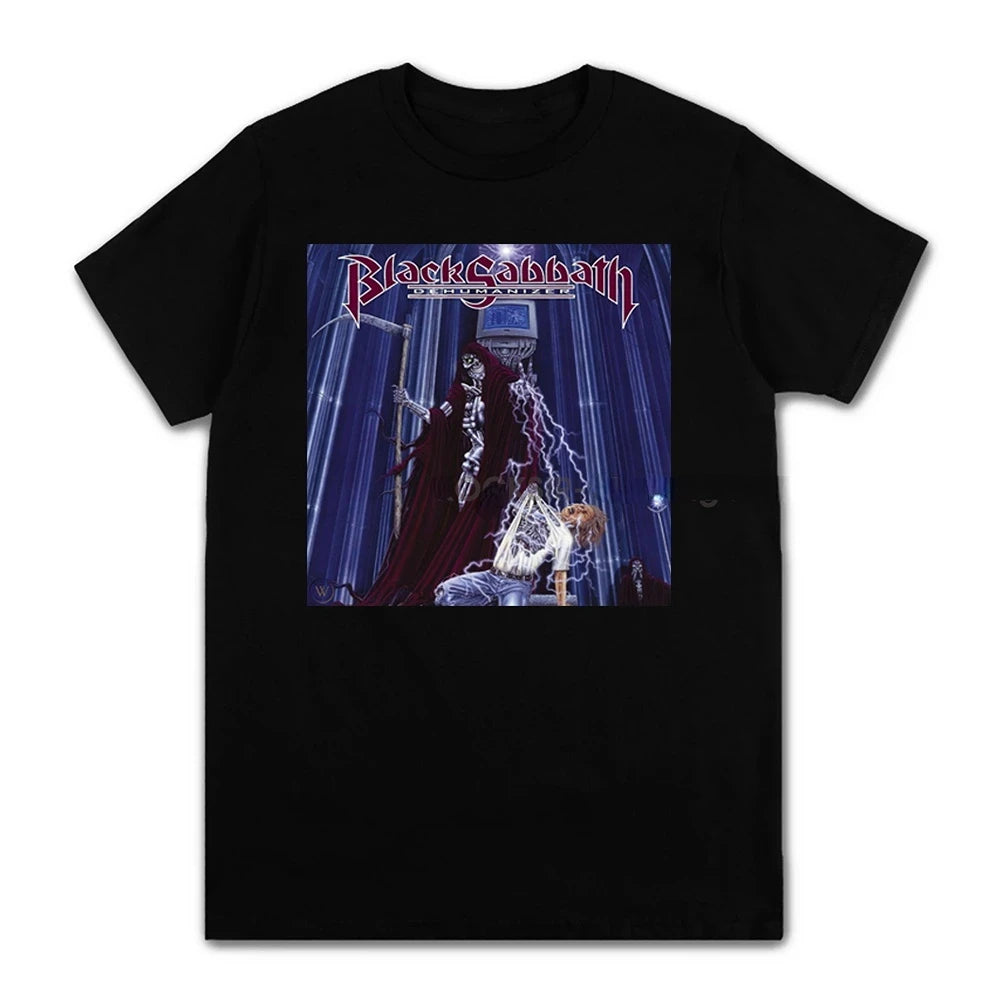 Unisex Black Metal Rock Band Graphic Tees