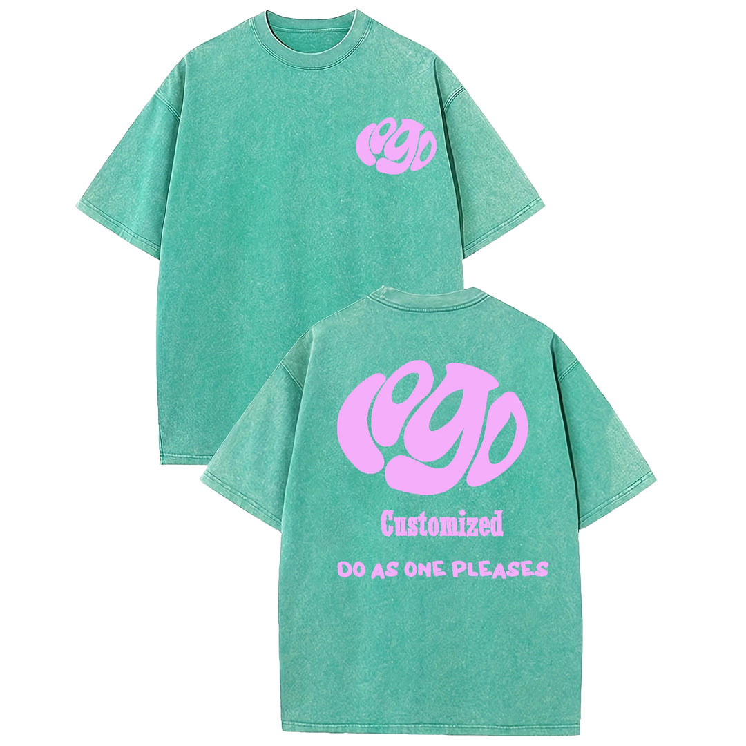 Retro Oversized Print Unisex Cotton T-Shirts