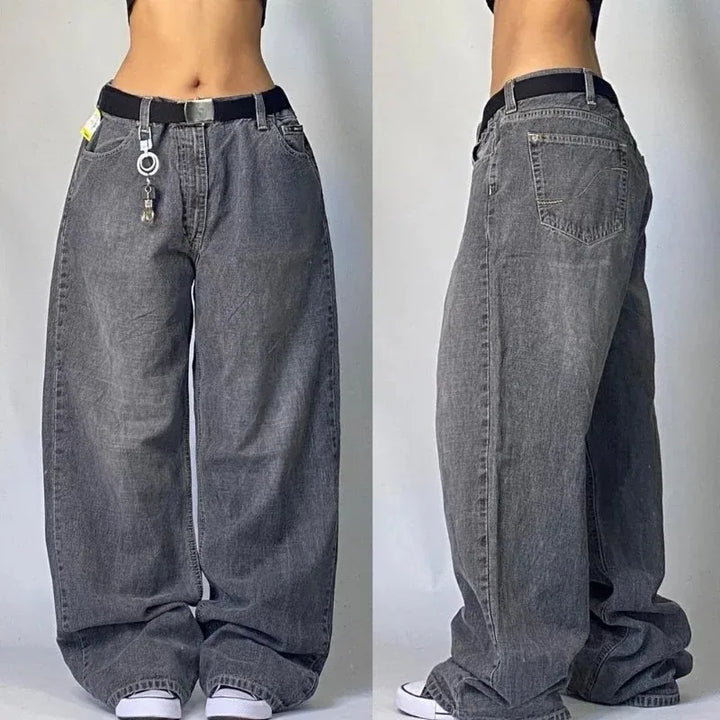 Y2K Harajuku Washed Baggy Jeans