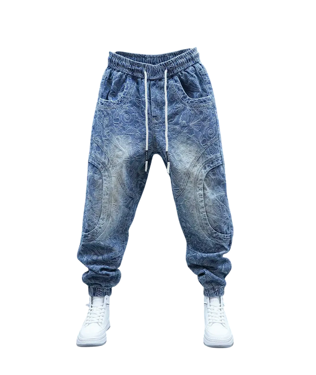 Trendy Embroidered Loose Hip Hop Jeans