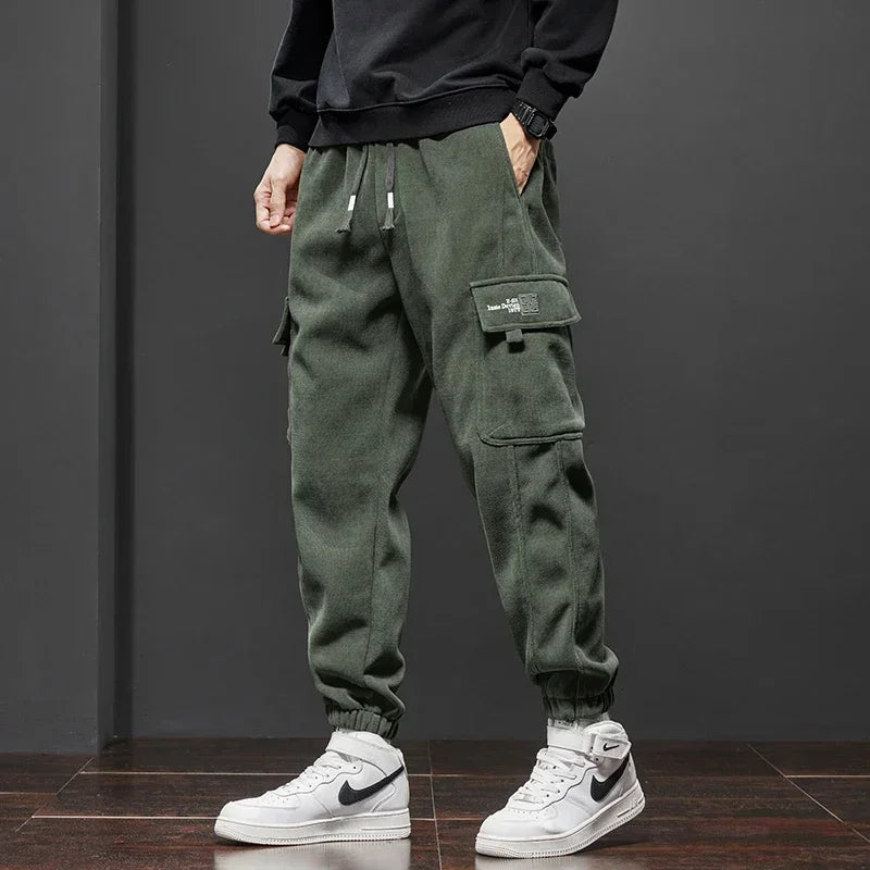 Stretchy Drawstring Harem Joggers
