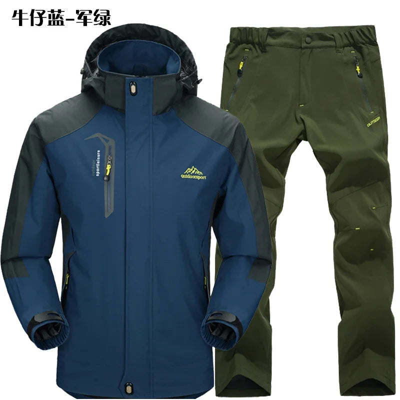 Thermal Fleece Waterproof Hooded Hiking Jackets