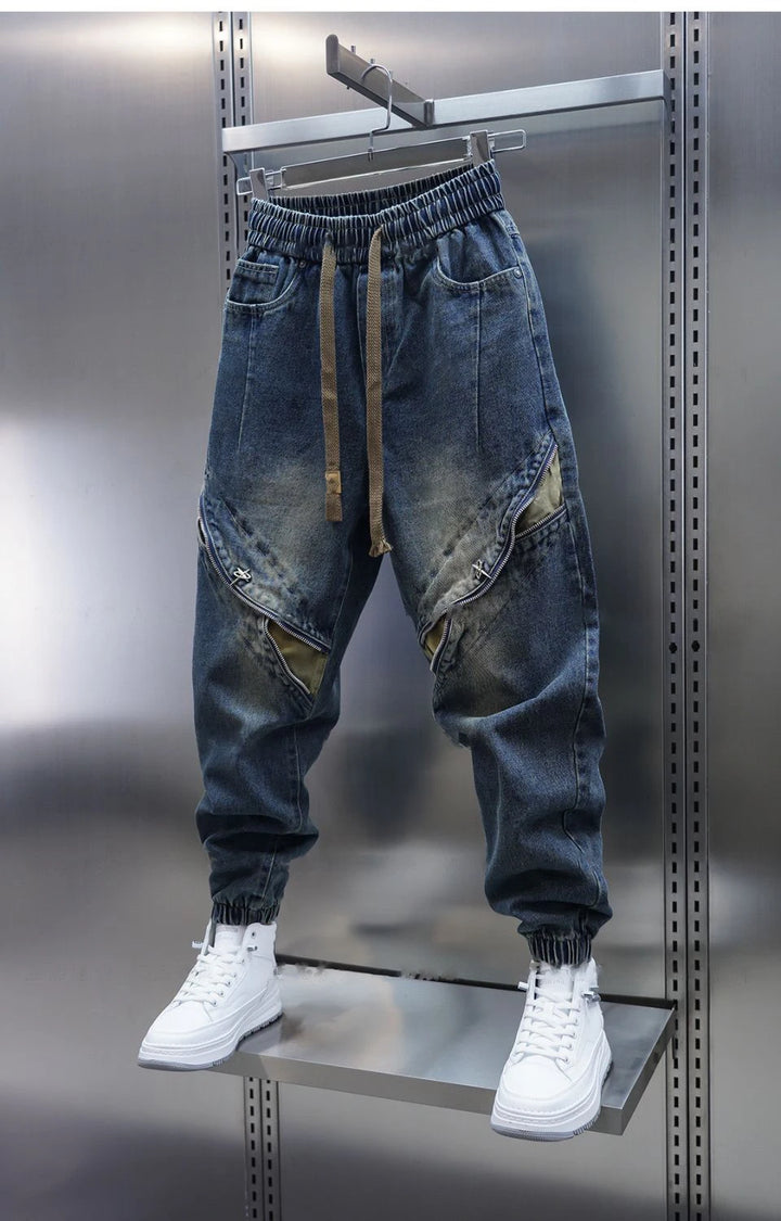 Trendy Patchwork Harajuku Hip-Hop Street Jeans