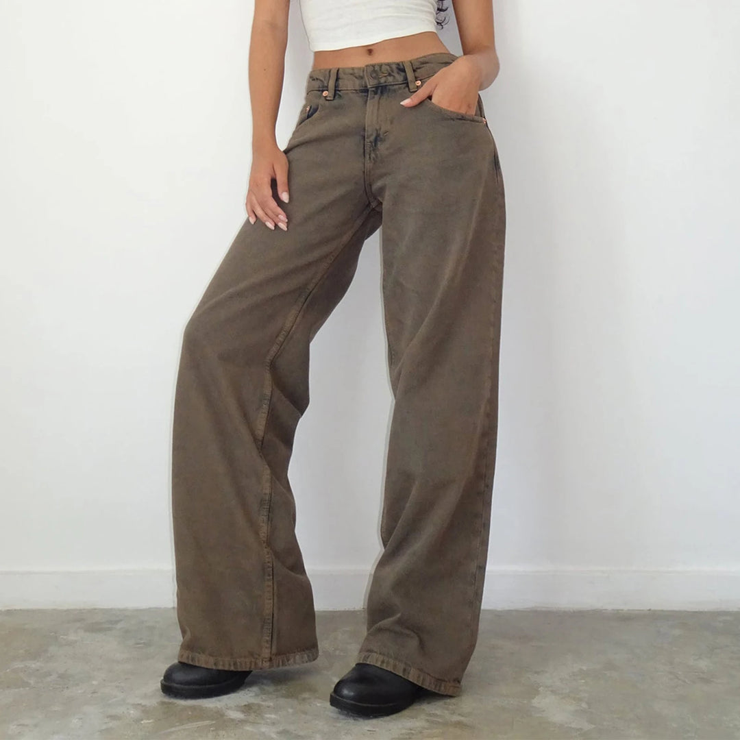 Trendy Y2K Low Rise Baggy Jeans