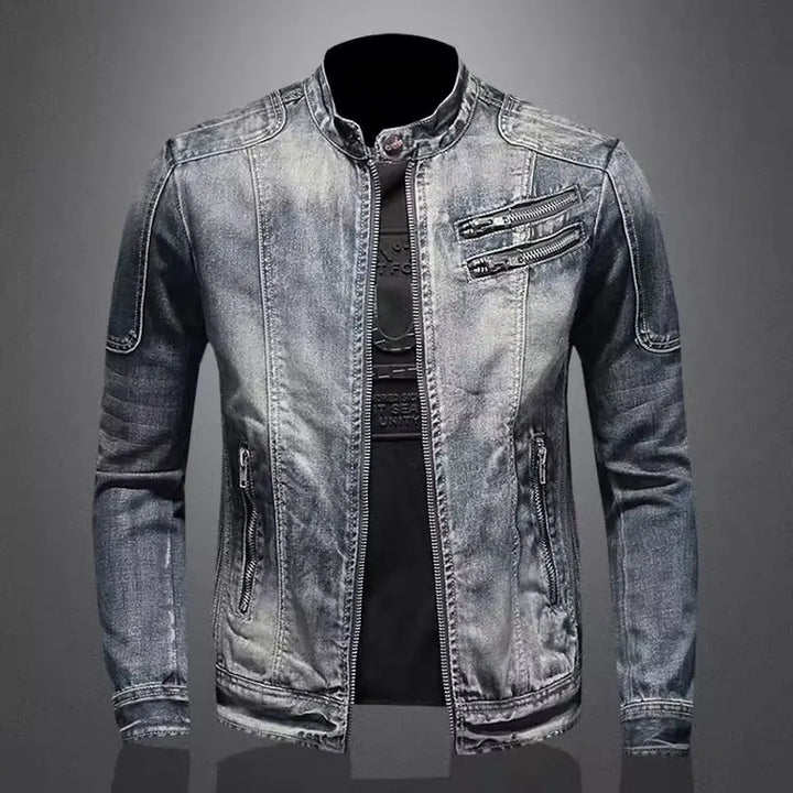 European Style  Vintage  Denim Jacket