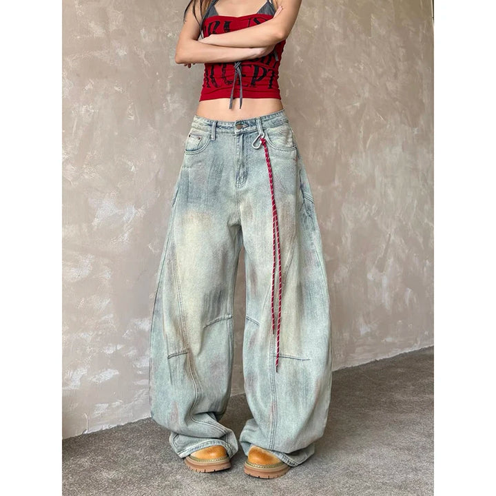 Y2K Harajuku Aesthetic Retro Denim Baggy Jeans