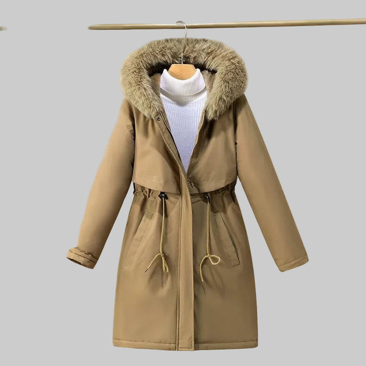 Elegant Fleece-lined Padded Winter Jacket