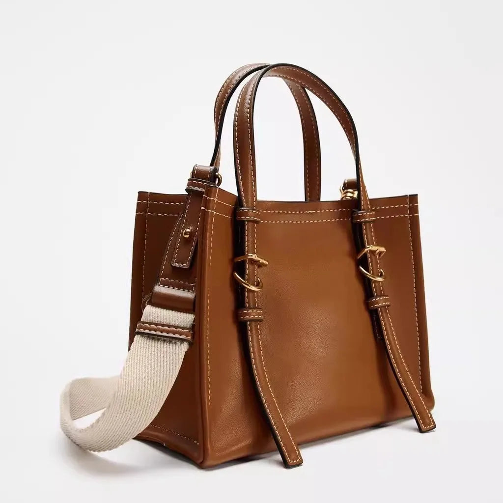 ANASTAS | Solid Sift Square Crossbody Tote Bags