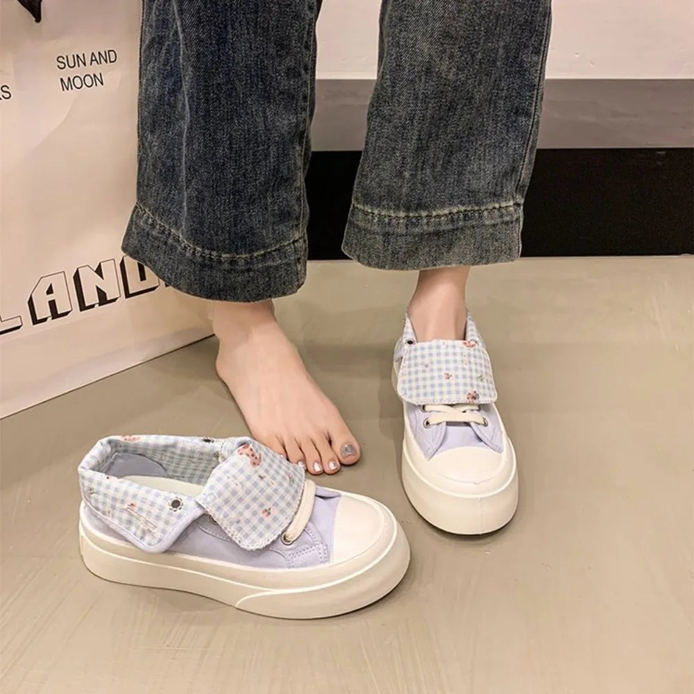 Soft High-Top Canvas Sneakers