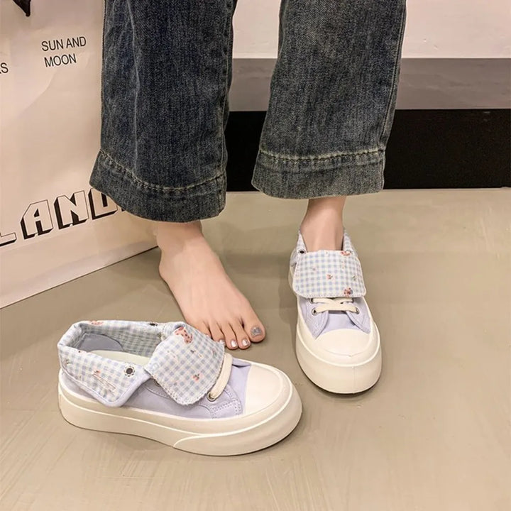 Soft High-Top Canvas Sneakers