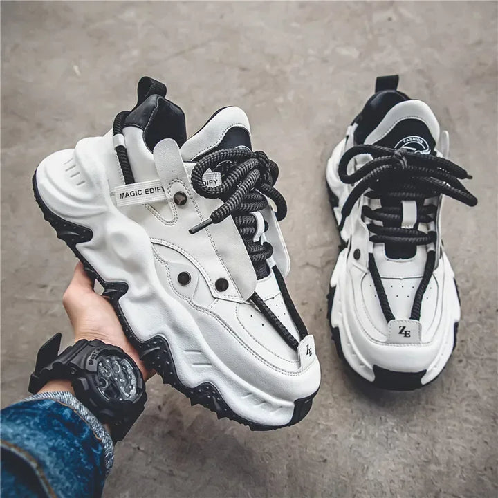 Light Luxury Non-slip Wear-resistant Chunky Sneakers