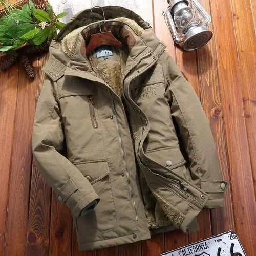 Hooded Premium blend Winter Jacket