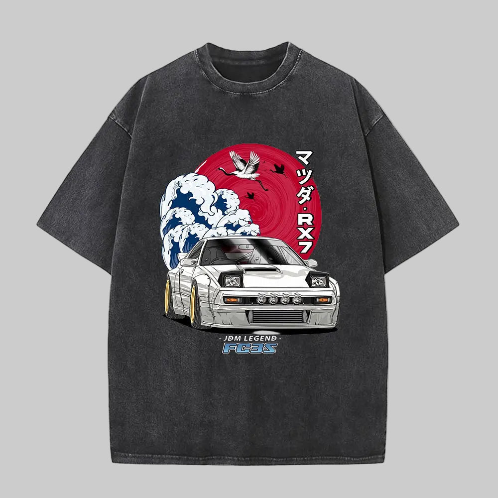 Anime Initial D Drift AE86 & JDM Vintage T-Shirt