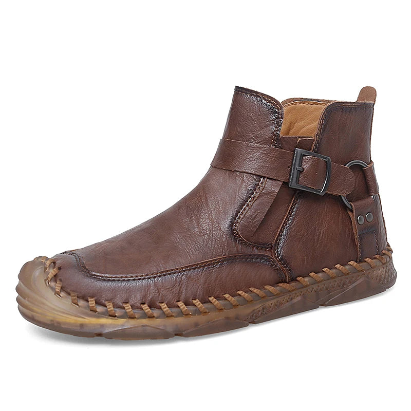 KARMA | Handmade Leather Casual Ankle Shoes