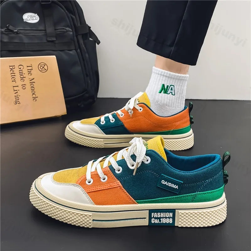 Breathable Non-Slip Color Block Sneakers
