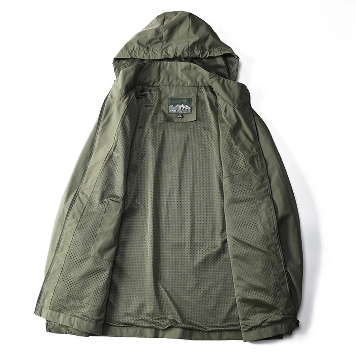 Tactical Waterproof Hooded Military Style Jacket