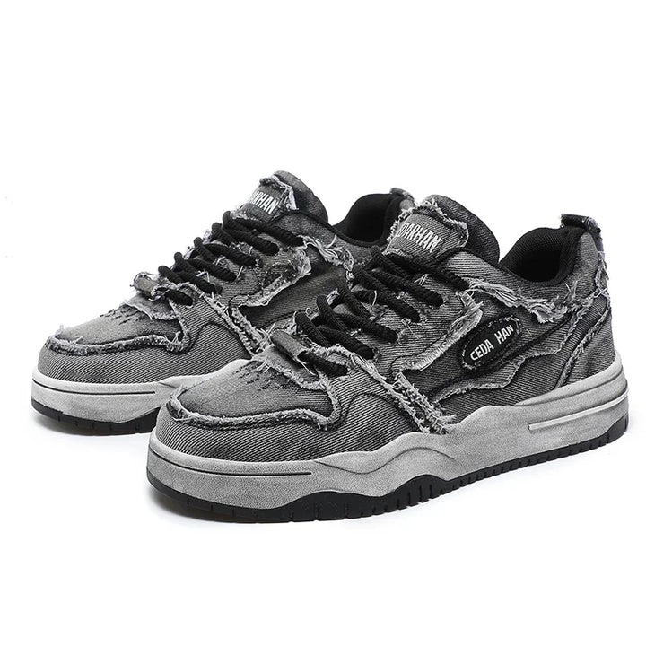 Retro Denim Skate Shoes