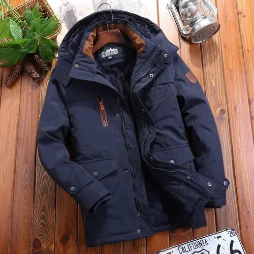 Hooded Premium blend Winter Jacket