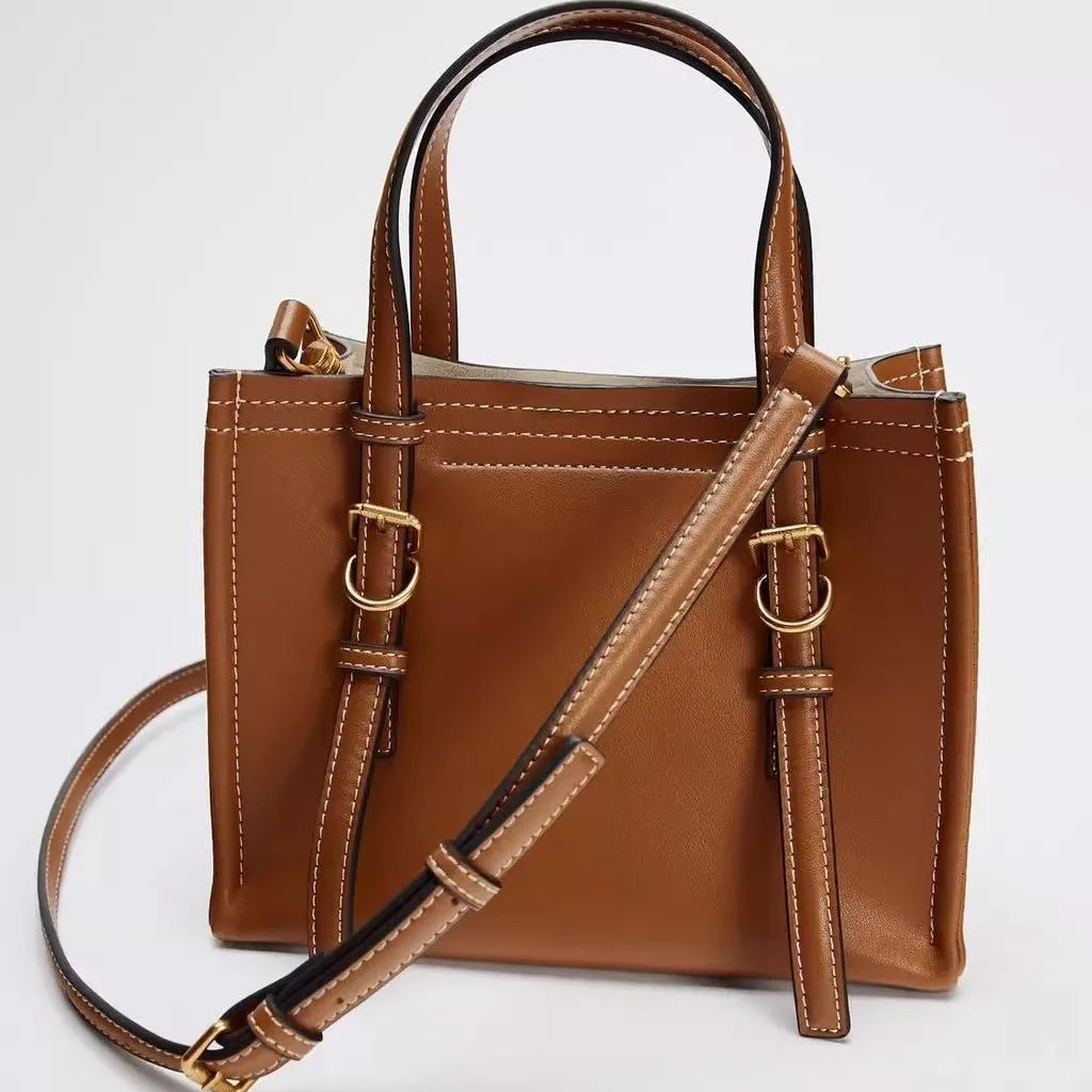 ANASTAS | Solid Sift Square Crossbody Tote Bags