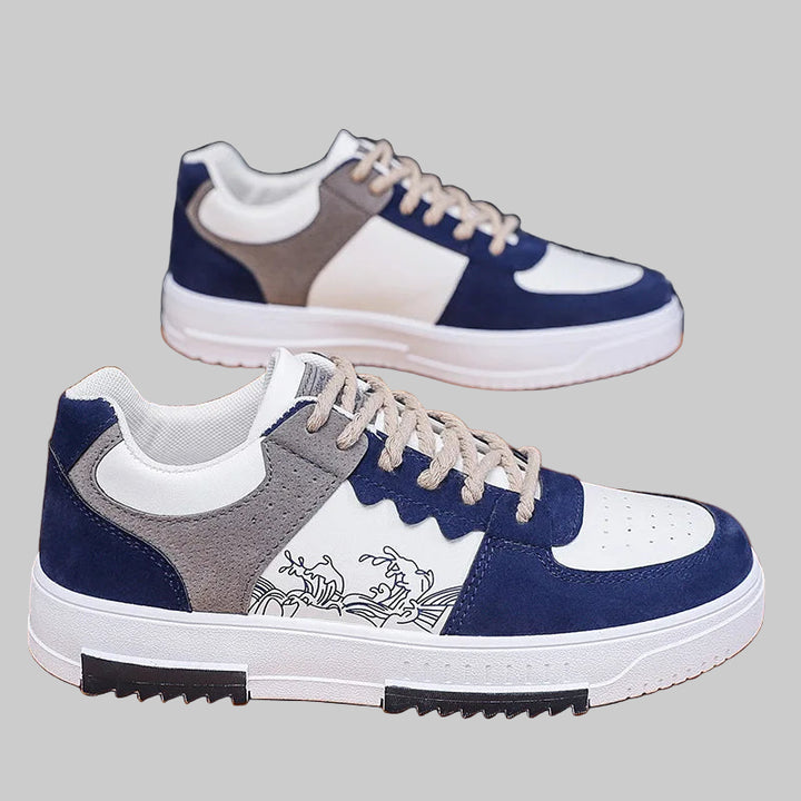 Trendy Breathable Lace-Up Sneakers