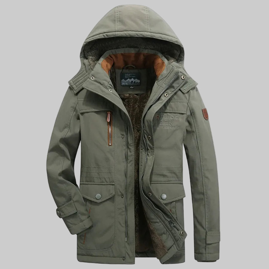 Fleece Lined padded Thickened Parkas Jackets