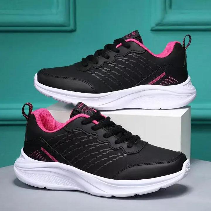 Waterproof Leather Chunky Sneakers