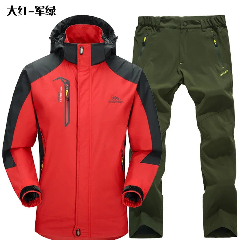Thermal Fleece Waterproof Hooded Hiking Jackets