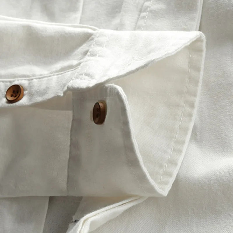 Fall Winter Stand Collar Long Sleeve Shirt