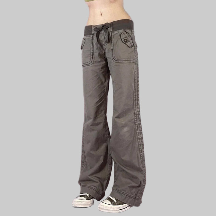 Vintage Boot Cut Casual Pants