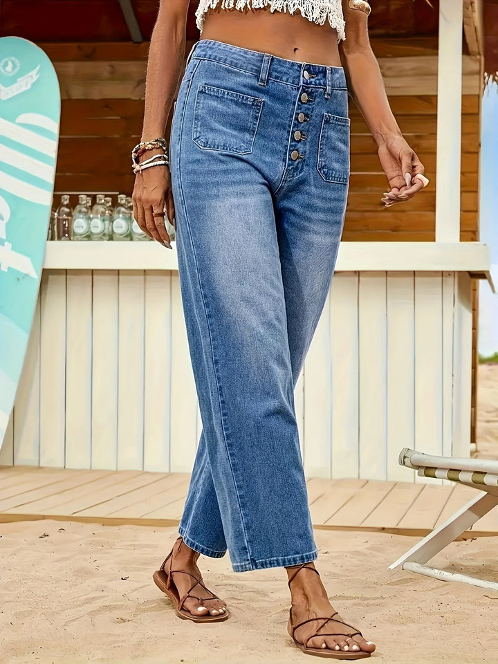 HULA Minimalist Straight Leg Jeans