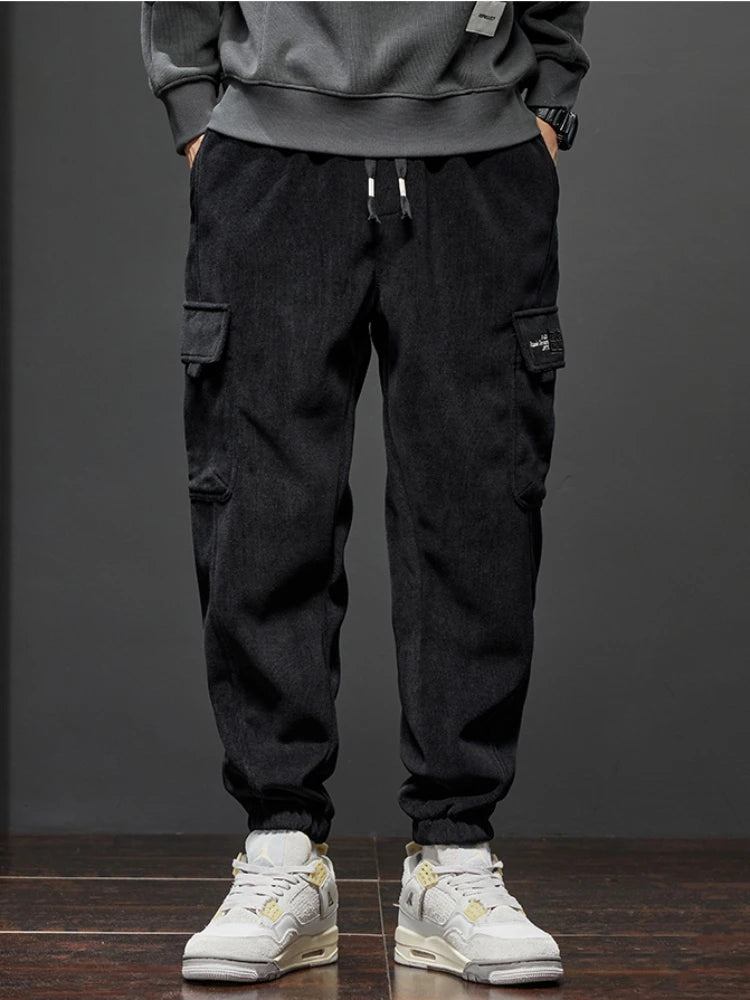 Stretchy Drawstring Harem Joggers