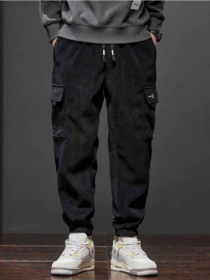 Stretchy Drawstring Harem Joggers