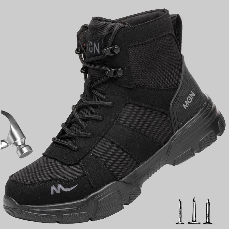 Unbreakable Unisex Steel Toe Puncture-Resistant Work Boots