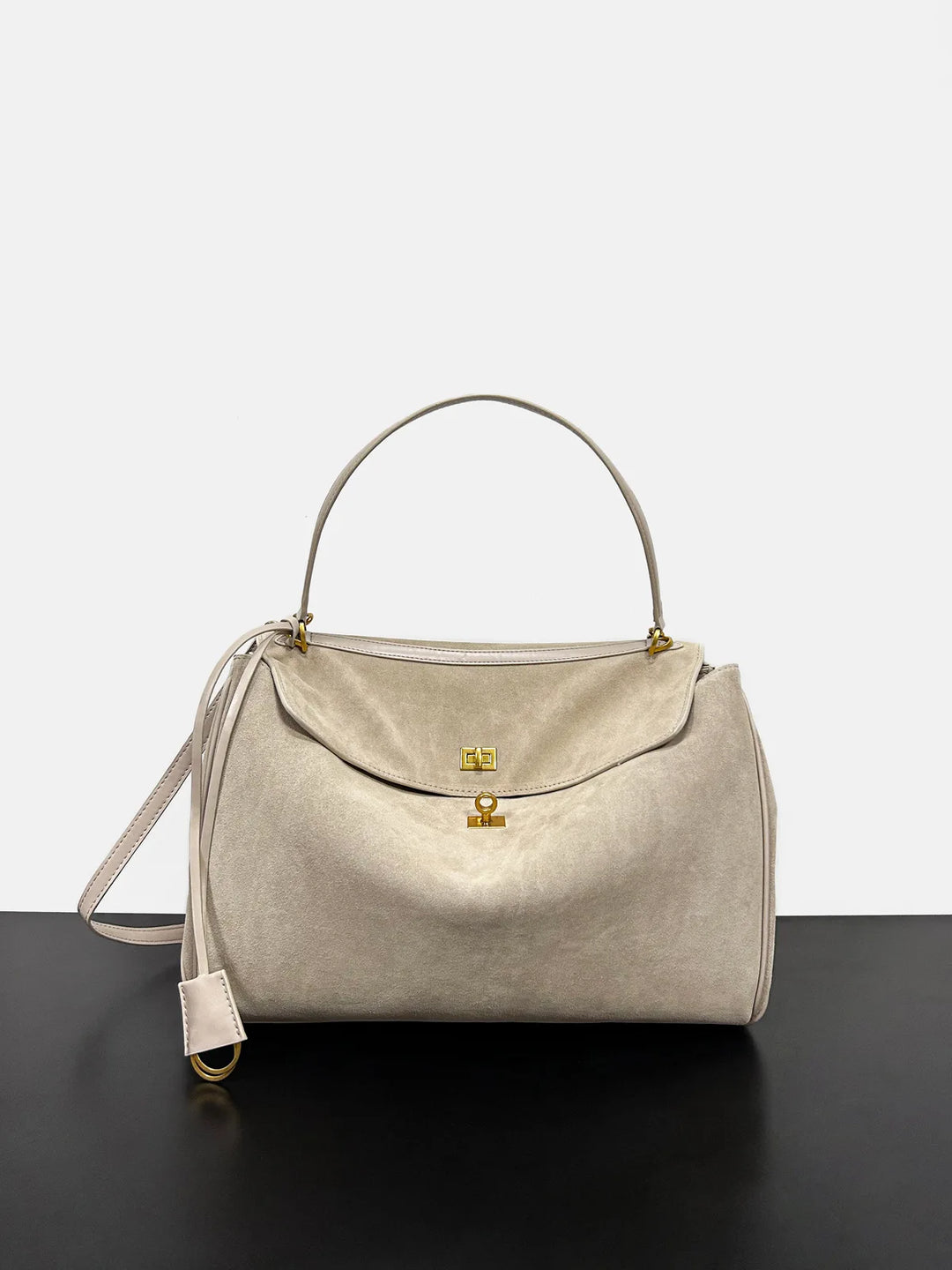 RUMEA | Cowhide Leather Rodeo Tote Bag