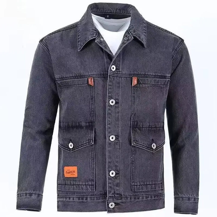 Loose American Denim Workwear Jacket