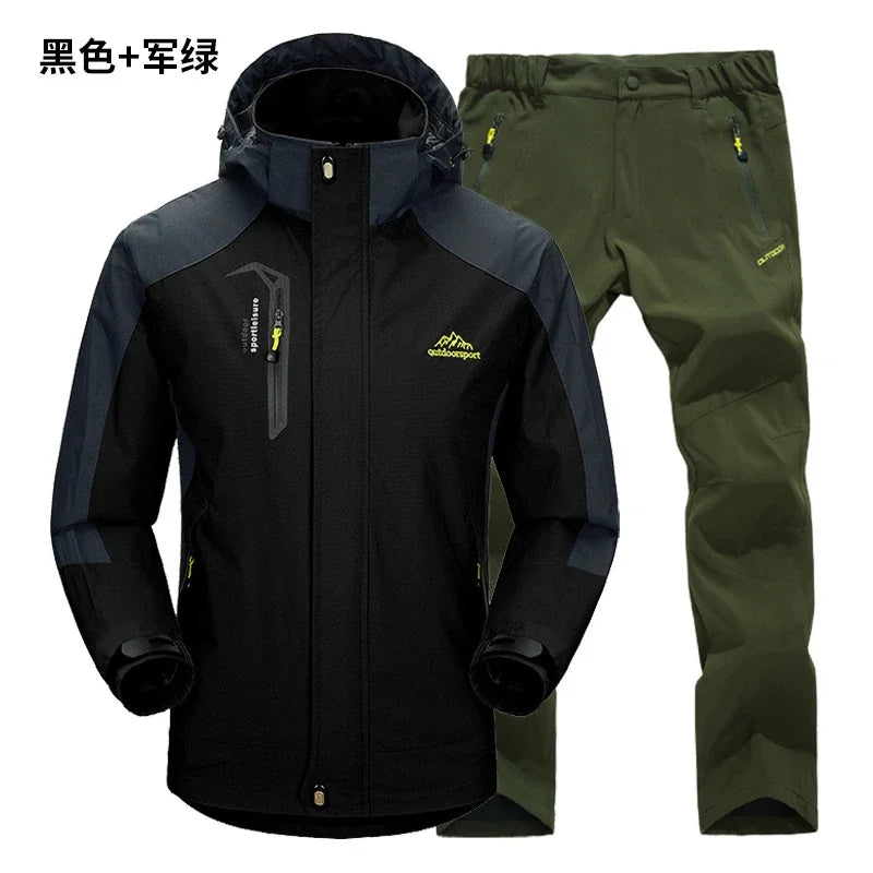 Thermal Fleece Waterproof Hooded Hiking Jackets
