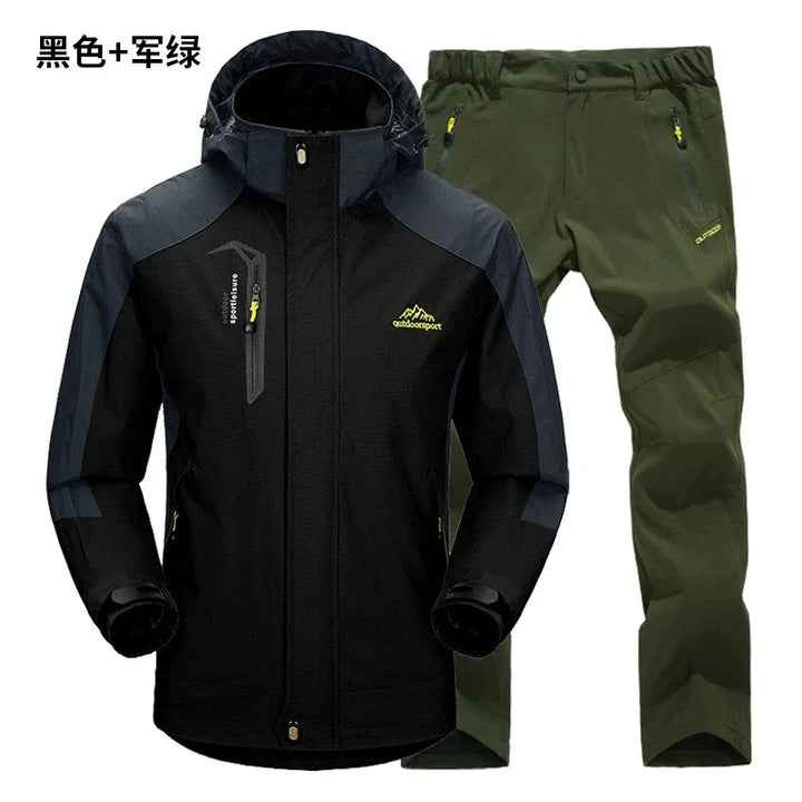 Thermal Fleece Waterproof Hooded Hiking Jackets