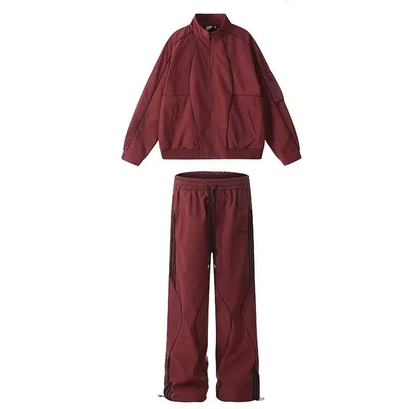 Premium Unisex Stand Collar Suit Set