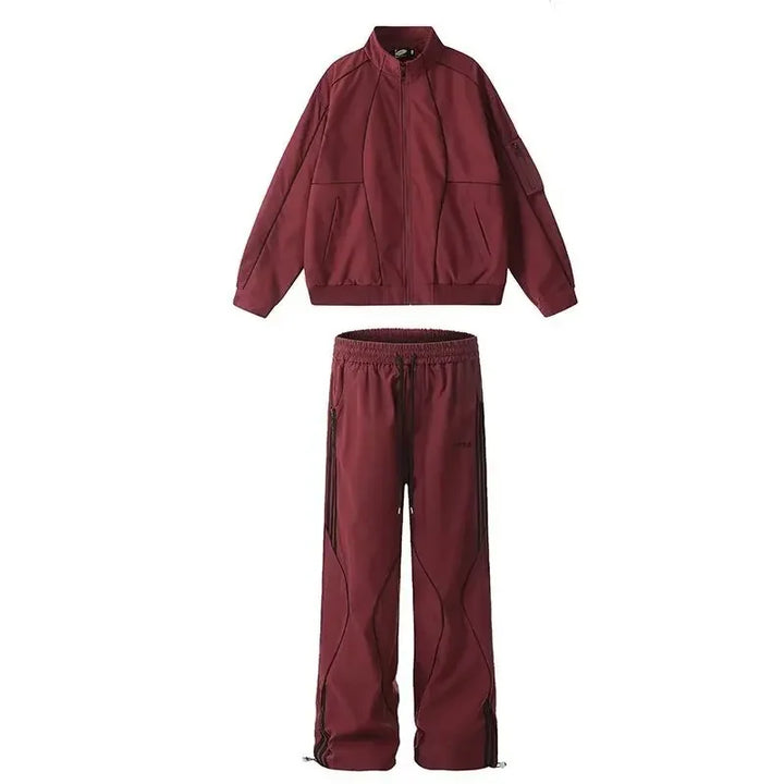Premium Unisex Stand Collar Suit Set