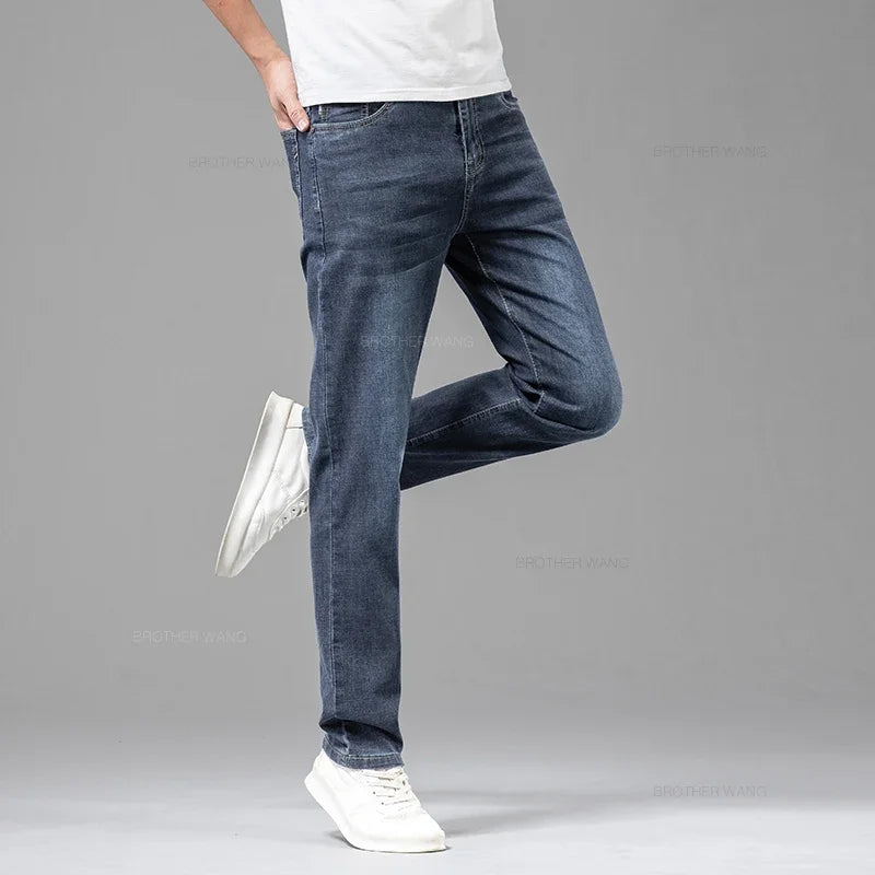 Lightweight Stretchy Cotton Jeans