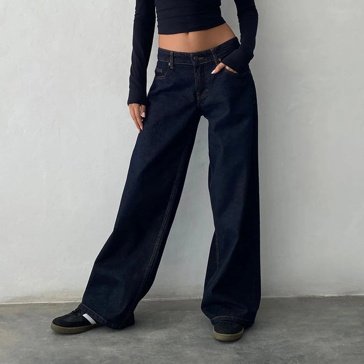 Trendy Y2K Low Rise Baggy Jeans