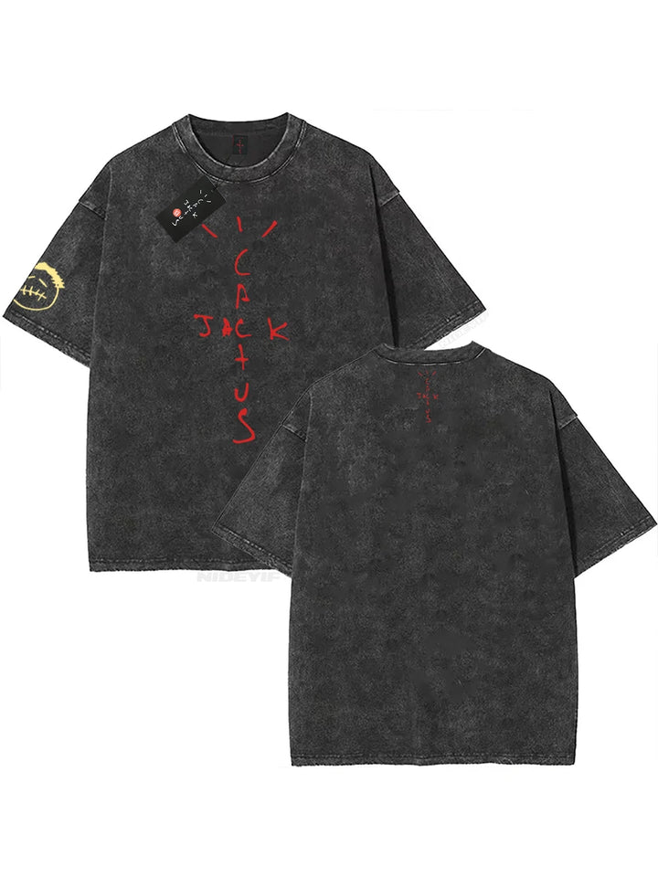 Unisex 100% Cotton Oversized Hip-Hop T-Shirt