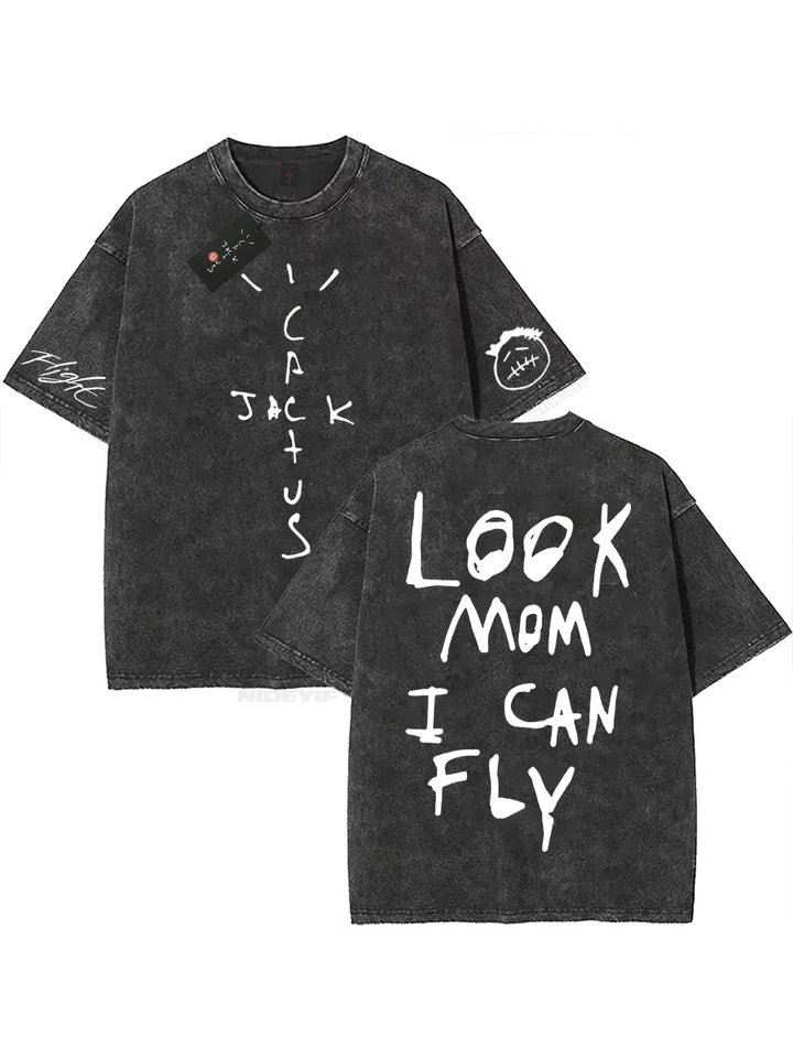 Unisex 100% Cotton Oversized Hip-Hop T-Shirt