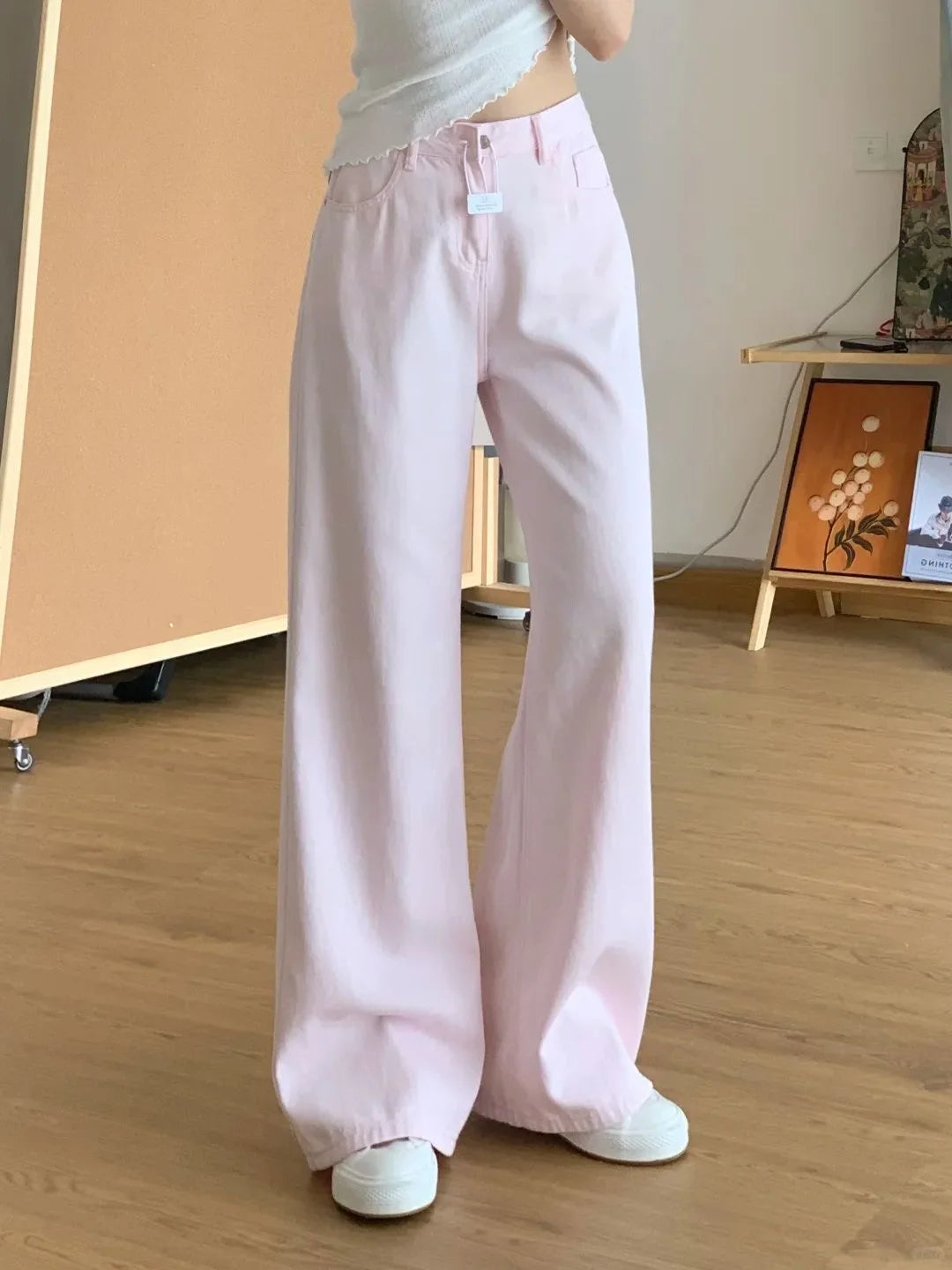 Classic American High Waisted Denim Jeans