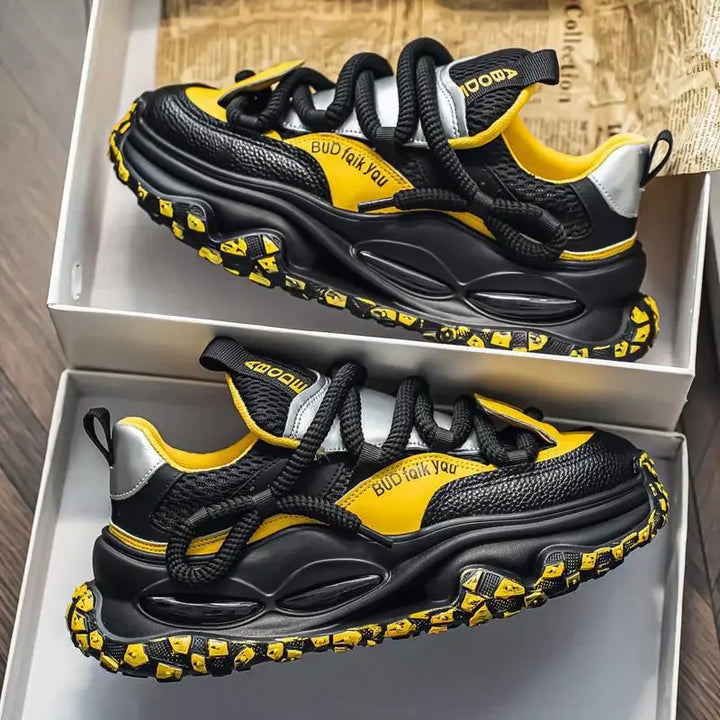Breathable Shock Mesh Chunky Sneakers