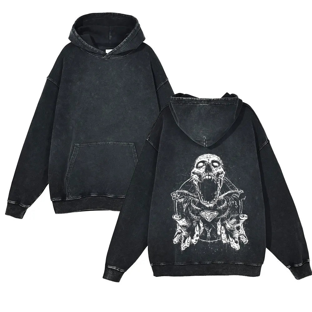 Harajuku Double Printed Hoodies