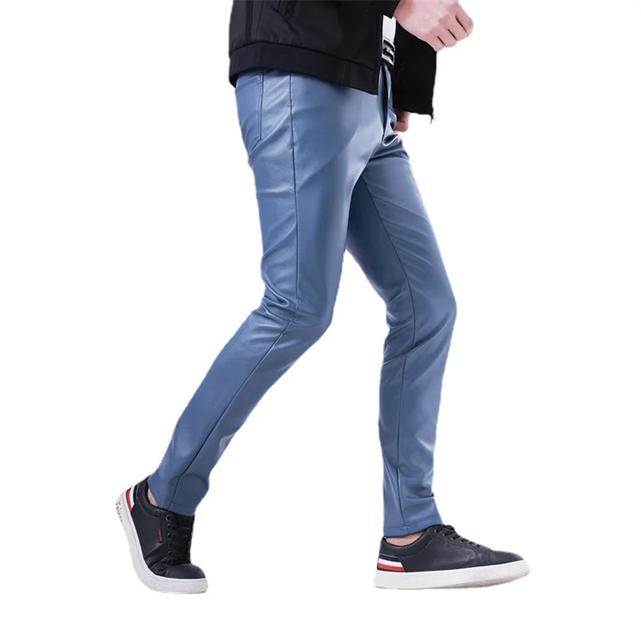 Men's Fashion Leather Pants