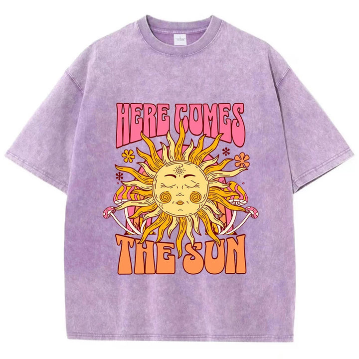 Oversized Graphic Print Cotton T-Shirt