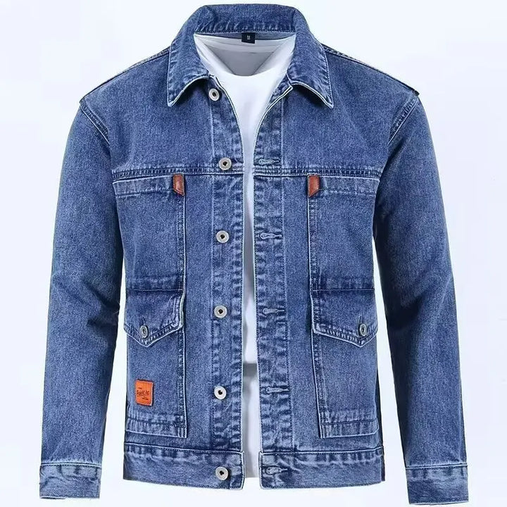 Loose American Denim Workwear Jacket